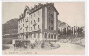 Le Grand Hotel Briancon France 1910c postcard