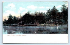 AUBURN, ME Maine ~ LAKE GROVE Scene  c1910s  Androscoggin County Postcard