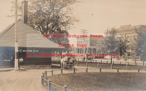 Depot, Illinois, Milford, RPPC, Chicago & Eastern Illinois Railroad Station