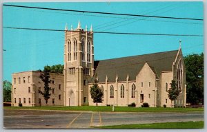 Lexington Tennessee 1960s Postcard First Baptist Church