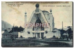 Old Postcard Grenoble Interationale Exhibition of white coal and Tourism Tour...