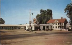 Culpeper VA Motor Court Gulf Gas Station & Garage Postcard