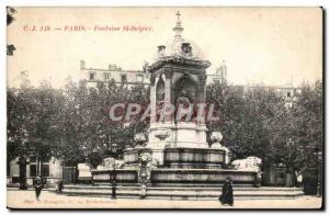 Paris 6 Fountain Saint Sulpice - Old Postcard