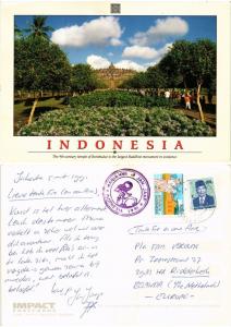 CPM AK INDONESIA - Java - View of Borobudur Temple (694907)