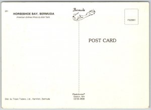 Horsehoe Bay Bermuda Continental Postcard Beach Ocean Scene