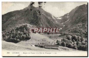 Old Postcard Luchon Hospice de France and the Port of Venasque