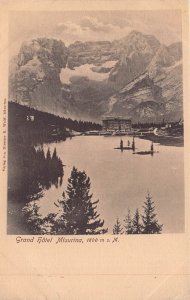 BELLUNO ITALY~GRAND HOTEL MISURINA (1800m s M.) 1904 PHOTO POSTCARD