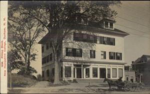 Durham NH Pettee Block Edgerly Store c1910 Real Photo Postcard