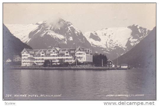 RP, Knikne Hotel, Balholm, Sogn., Norway, 1910-1920s