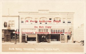 MT, Three Forks, Montana, RPPC, Ruby Theatre, Entrance View, Photo No 18