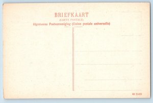 Sindanglaya West Java Indonesia Postcard Lake Tjisaroea c1910 Antique