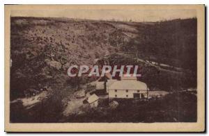 Old Postcard Environs of Auzances (Creuse) Vallee du Cher Mill Saillant