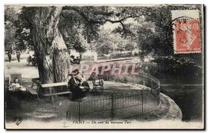Vichy Old Postcard A corner of the new park