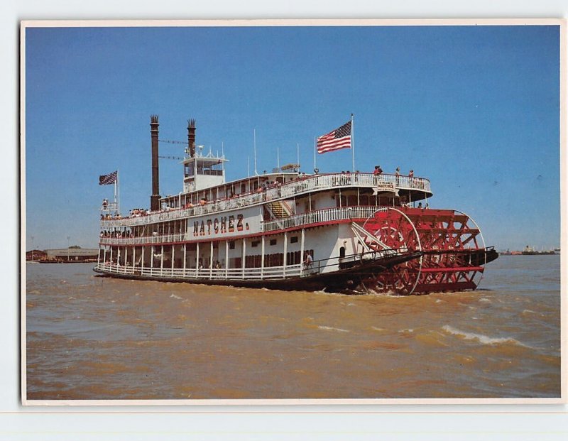 Postcard The Steamboat Natchez, New Orleans, Louisiana