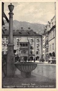 bg24503 innsbruck tirol herzog friedrichstrasse mit brunnen  austria PCA