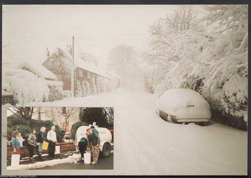 Leicestershire Postcard - The Blizzard, Main Street, Ravenstone, 1990 - EE648