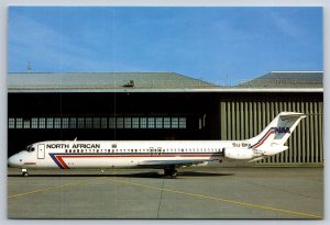 Airplane Postcard North African Aviation Airlines Airways Douglas DC-9-51 FR30