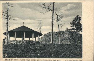 Meriden Connecticut Castle Craig Tower Pavilion TUCK c1900-20s Vintage Postcard