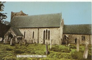 Hampshire Postcard - St Mary's Church - Selborne  - Ref TZ2618