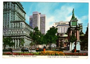 Looking East from Dominion Square, Montreal, Quebec,  Used 1975