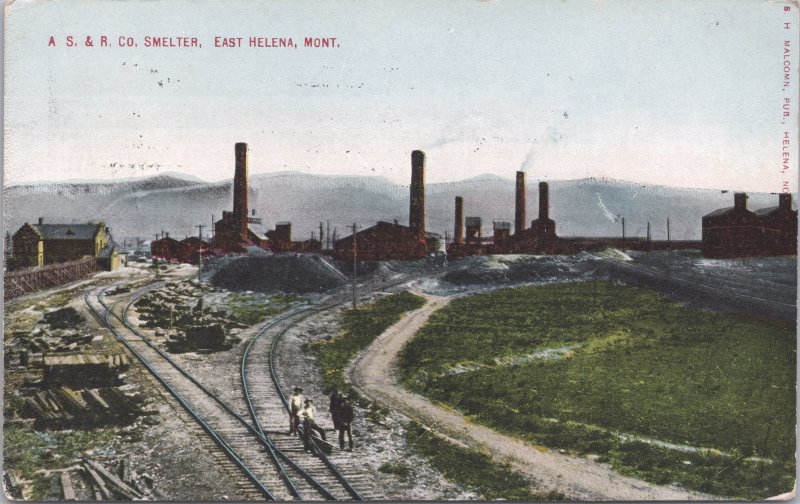 East Helena, Montana-A. S. & R. Smelter - 1915