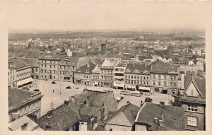 KOLIN CZECH REPUBLIC~ELEVATED VIEW~1958 PHOTO POSTCARD