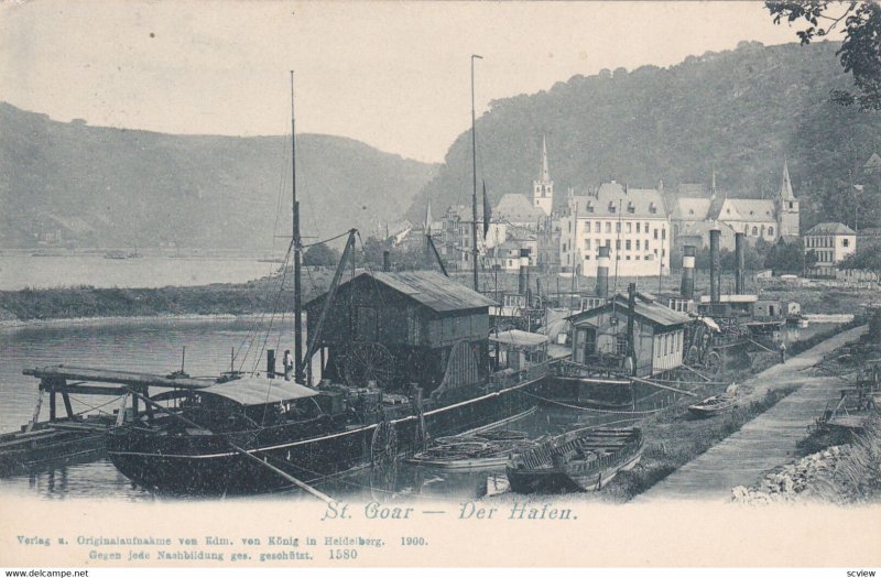 St. Goar ,Rhineland-Palatinate, Germany - Der Hafen , 00-10s