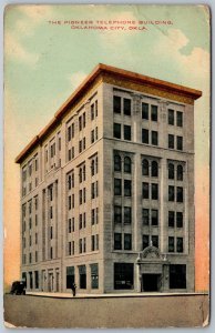 Oklahoma City Oklahoma c1910 Postcard The Pioneer Telephone Building