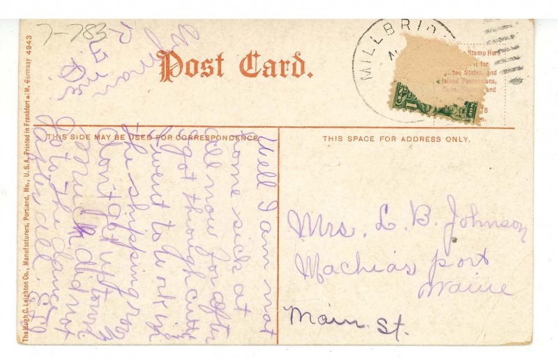 ME - Swans Island. View from Light House Road