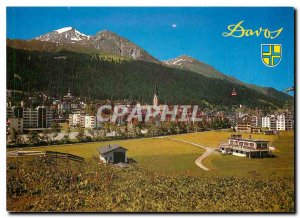 Postcard Modern Switzerland Davos Graubunden