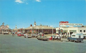 Little America WY Little America Truck Stop Restaurant Old Cars, Postcard