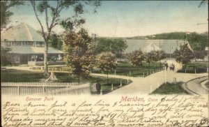 Meriden CT Hanover Park c1900 Private Mailing Card