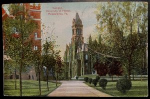 Vintage Postcard 1911 Campus, University of Pennsylvania, Philadelphia, PA