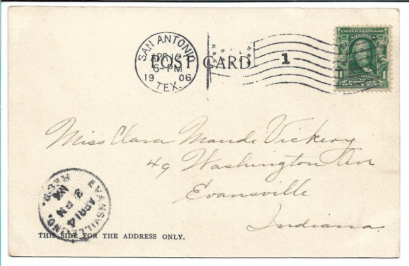 New Orleans, LA - In City Park - 1906 Flag Cancel