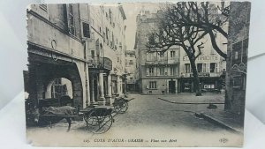 Vintage Antique Postcard Cote D'Azur Grasse Place Aux Aires c1900