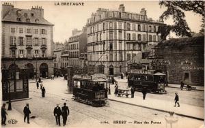 CPA BREST - Place des Portes (252897)