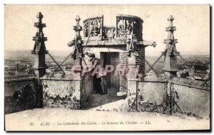 Old Postcard Albi La Cathedrale Ste Cecile The Sum of Steeple