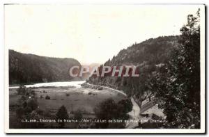 Old Postcard Surroundings of Nantua Lake Silan at Charix mill