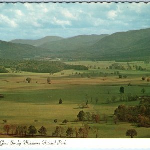 c1970s Nr. Townsend, NC Cades Cove Valley Great Smoky Mountains Park 4x6 PC M11