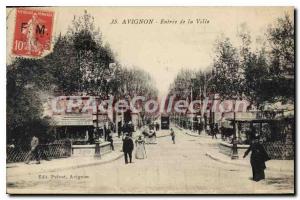 Postcard Old Vaucluse Avignon City Entrance