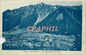 Old Postcard Chamonix Vue Generale and Brevent