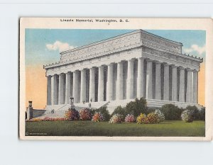 Postcard Lincoln Memorial, Washington, District of Columbia