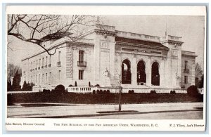 The New Building Of The Pan American Union Washington D.C Antique Postcard