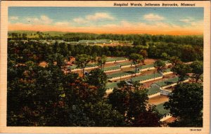 Jefferson Barracks Missouri Hospital Wards Vintage Postcard