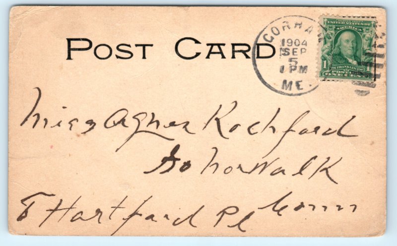 Gorham ME Maine State Normal School Building Postcard