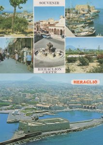 Heraclio Greece Bus Coach Markets 2x Postcard s