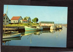 PEI Murray Harbour Boats Prince Edward Island Canada Carte Postale Postcard