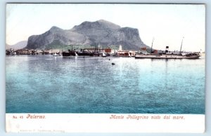 PALERMO Monte Pellegrino seen from the sea ITALY Postcard