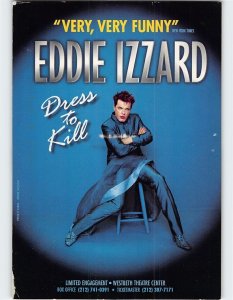 Postcard Eddie Izzard Dress to Kill Ad Print