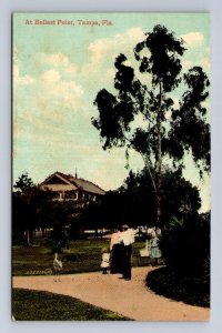 AT BALLAST POINT TAMPA FLORIDA POSTCARD (c. 1909)